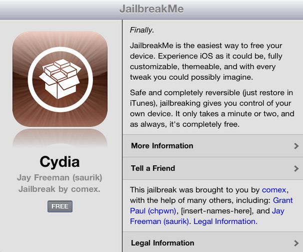 i0n1c: Apple udostępni iOS 4.3.4, aby za załatać exploit JailbreakMe