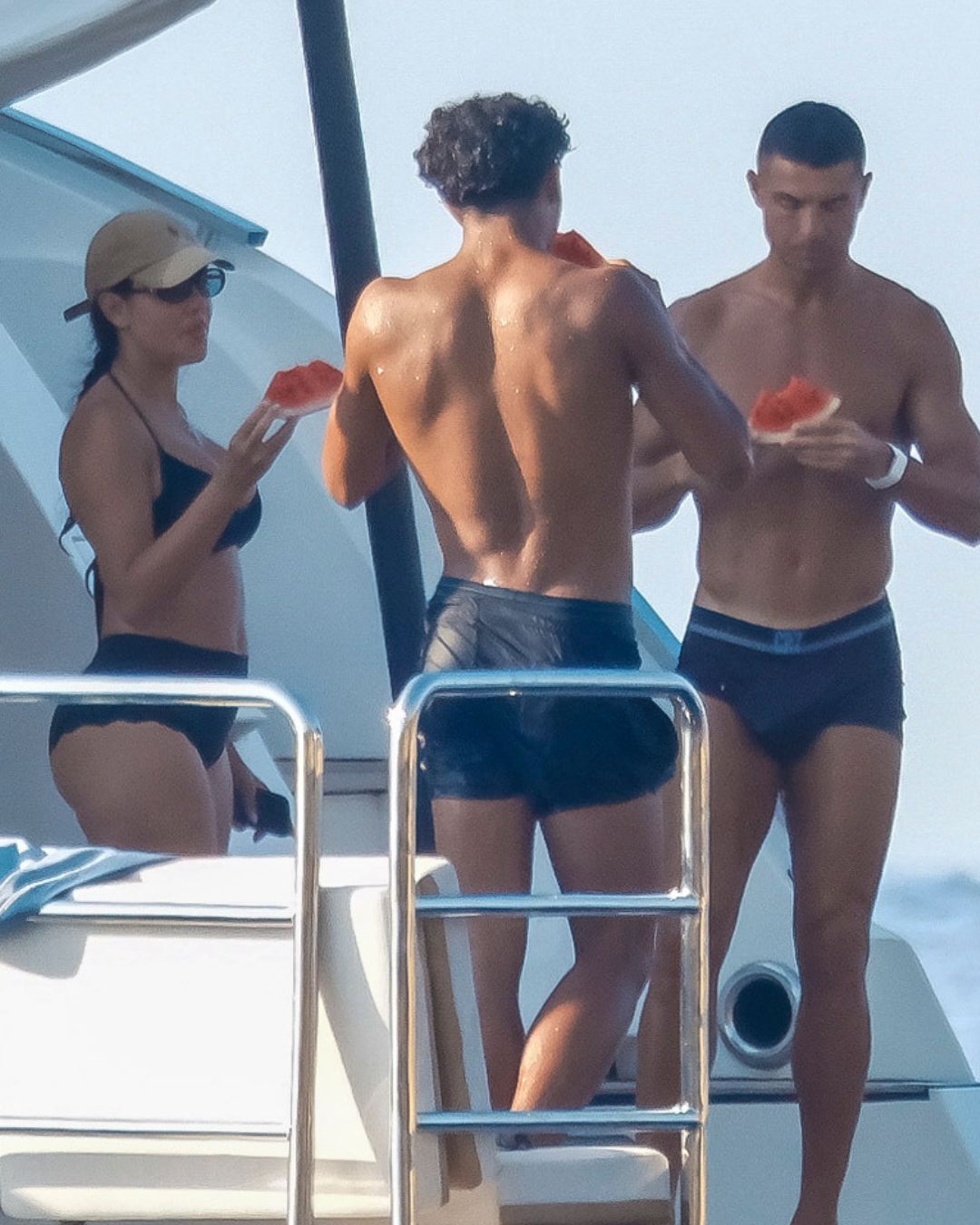 Georgina Rodriguez, Cristiano Ronaldo i Cristiano Junior