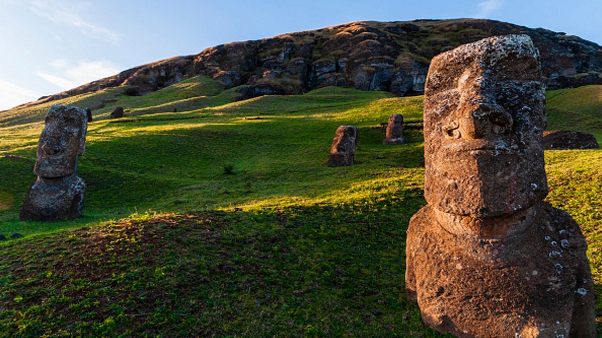 Krater wulkaniczny Rano Raraku skrywał niezwykłą tajemnicę