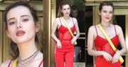"Naturalna" Bella Thorne w prześwitującym body i dresie
