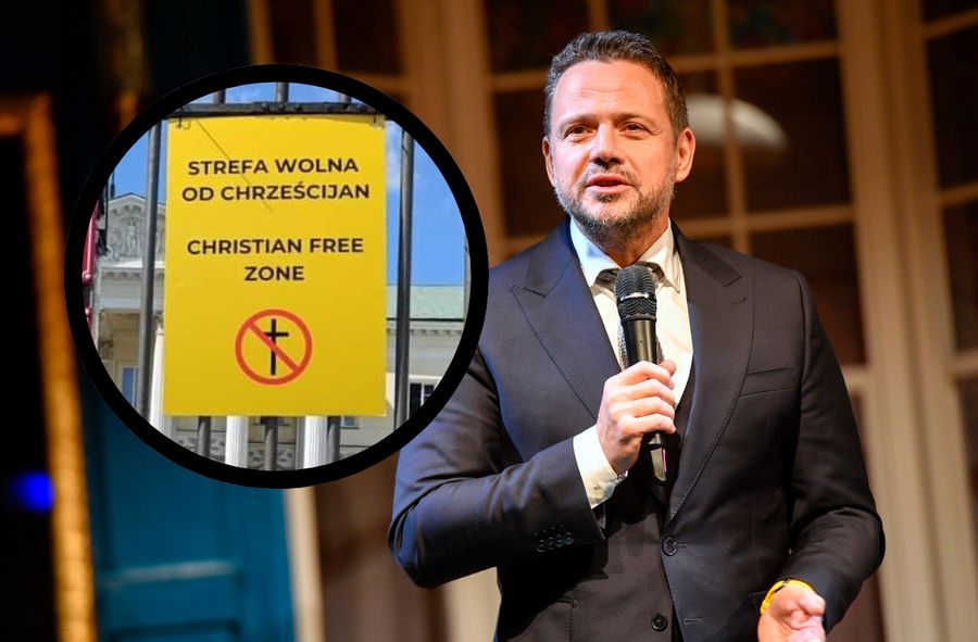 All-Polish Youth mocks Rafal Trzaskowski with ‘Christian-free zone’ banner