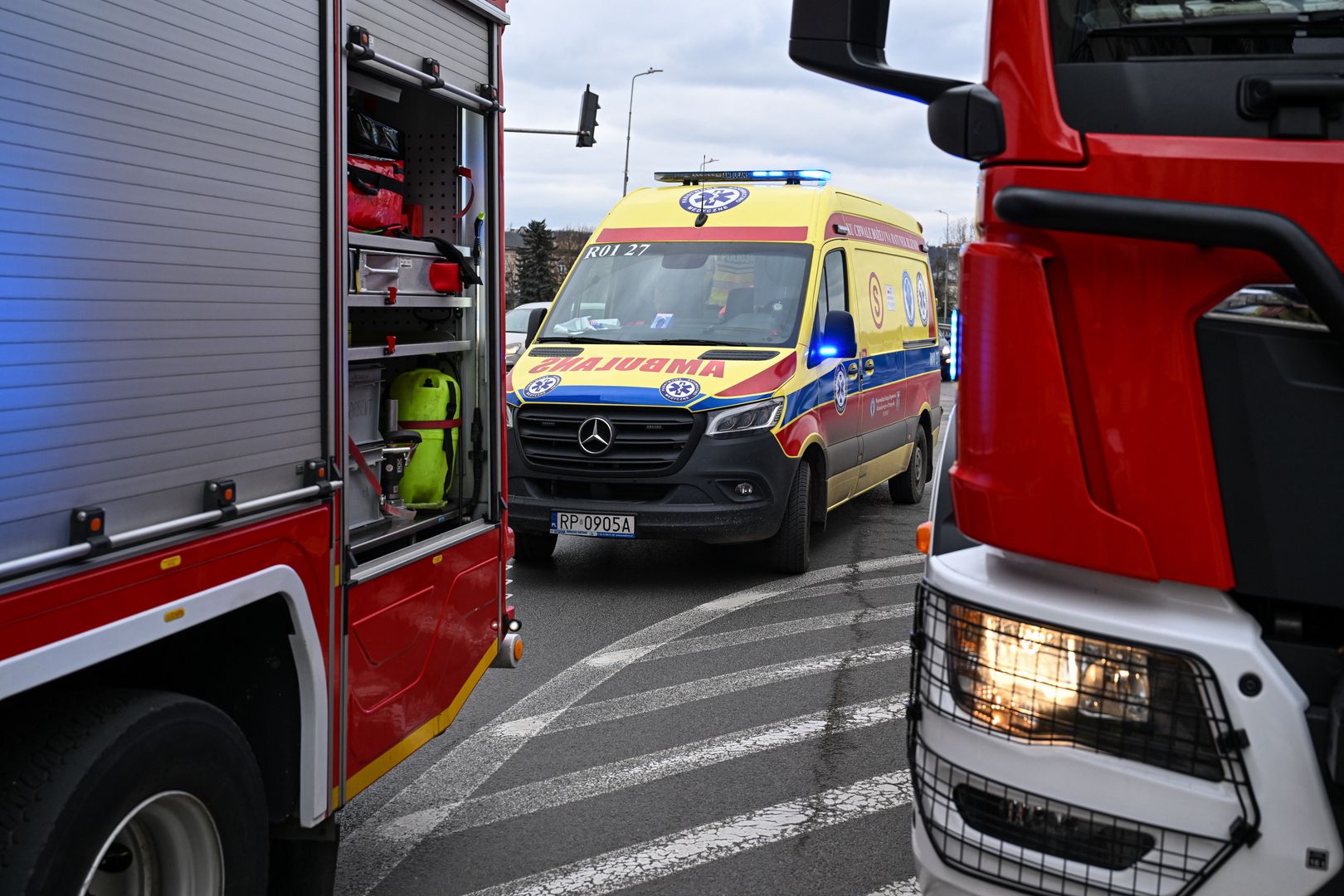 W restauracji w Ełku zawalił się sufit.  Kobieta spadła z 4 metrów