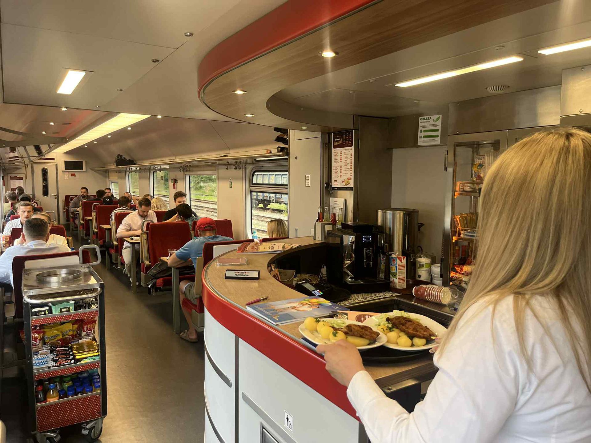 W Adriatic Express podróżni bardzo chętnie zamawiali schabowego