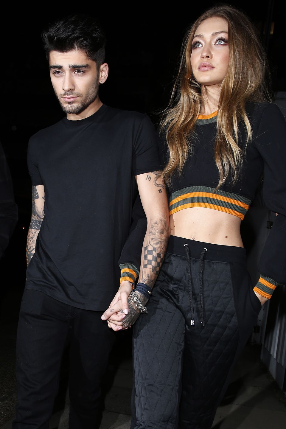  Zayn Malik i Gigi Hadid, wrzesień 2016