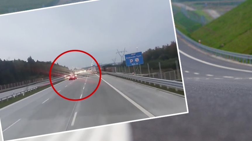 Ułamki sekund dzieliły od tragedii na A1