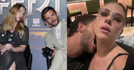 Scarlett Johansson pozuje do "pikantnego" zdjęcia z kolegą z planu. Mąż nie będzie zazdrosny?