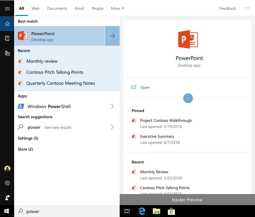 przykład wyszukiwania programu