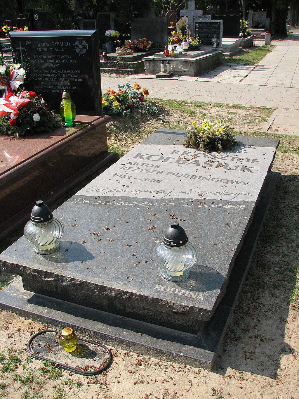 Grób Krzysztofa Kołbasiuka