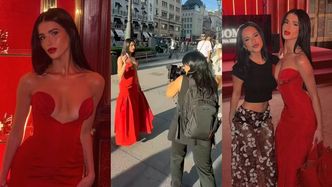 Roksana Węgiel pozuje fotografom w odważnej kreacji i podbija hiszpańską stolicę. Zachwycony Kevin: "MADRID STAR!"