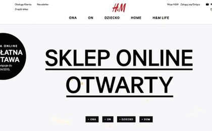 H&M otworzył sklep internetowy