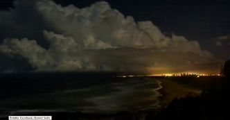 Burza uchwycona w timelapsie