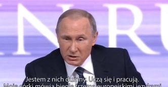 Władimir Putin w końcu zabrał głos na temat swoich córek
