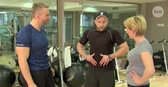 Szyc ćwiczy na siłowni w Dzień Dobry TVN: tyle haruję, pięć razy w tygodniu
