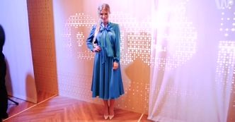 Marcelina Zawadzka na prezentacji nowego studia programu "Pytanie na śniadanie"