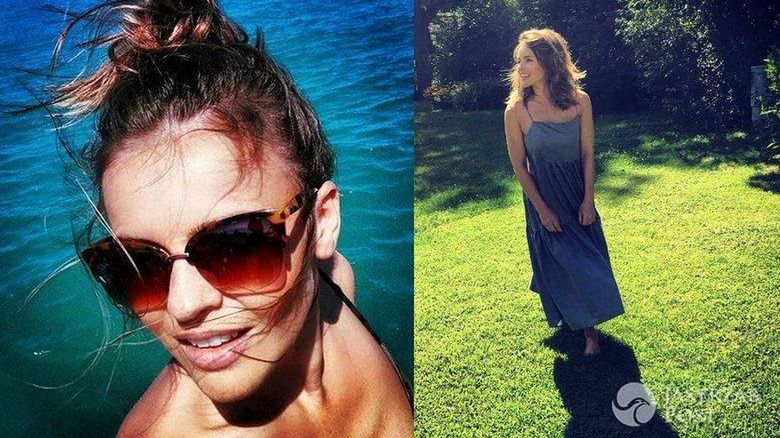 Edyta Herbuś na wakacjach w USA