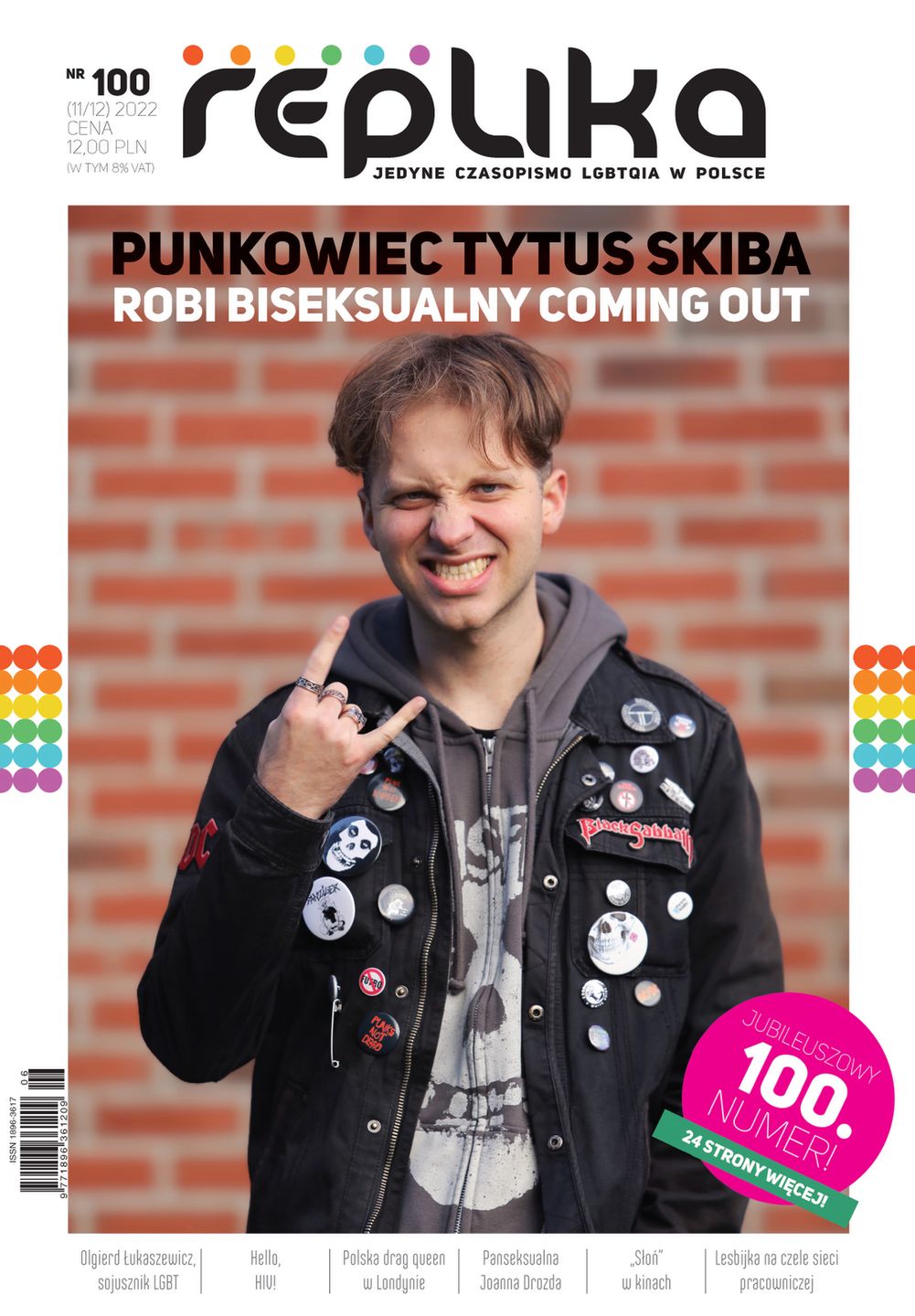 Tytus Skiba na okładce Repliki