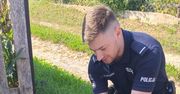 Leżał obok drogi-pomogli policjanci.