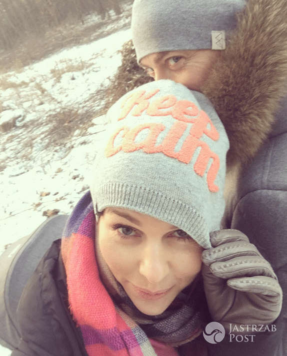 Paulina Sykut na spacerze z rodziną - Instagram