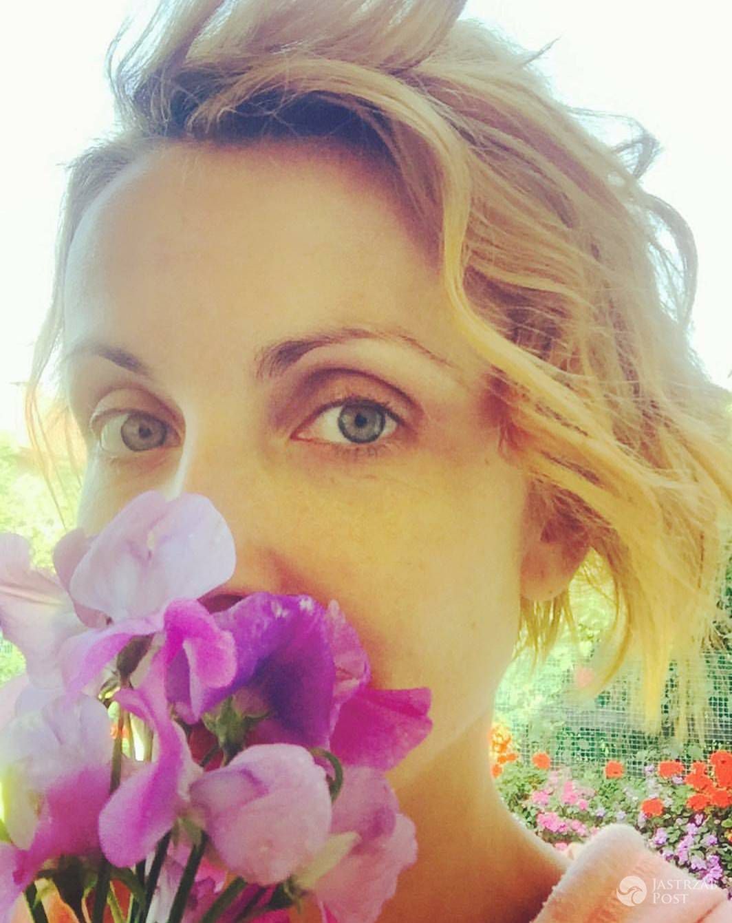 Katarzyna Zielińska dostała od syna kwiaty Instagram