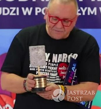 Jurek Owsiak pumeks z serduszkiem - antynagroda dla Jacka Kurskiego