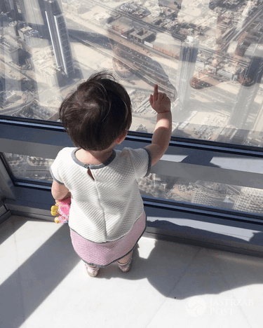 Córka Zosi Ślotały w Dubaju - Instagram