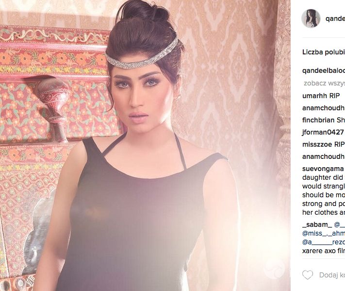 Qandeel Baloch nie żyje