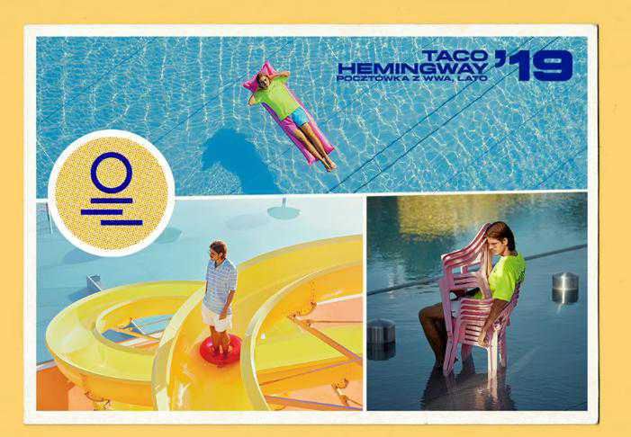 Okładka płyty Taco Hemingway – Pocztówka z WWA