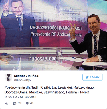 Krzysztof Ziemiec obraził internautę