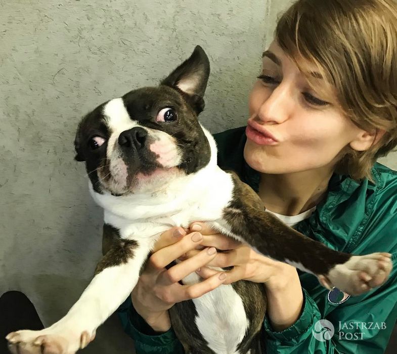 Renata Kaczoruk z psem