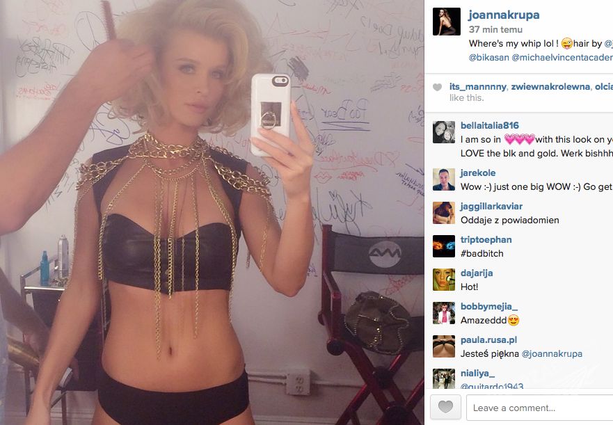 Joanna Krupa w lateksie