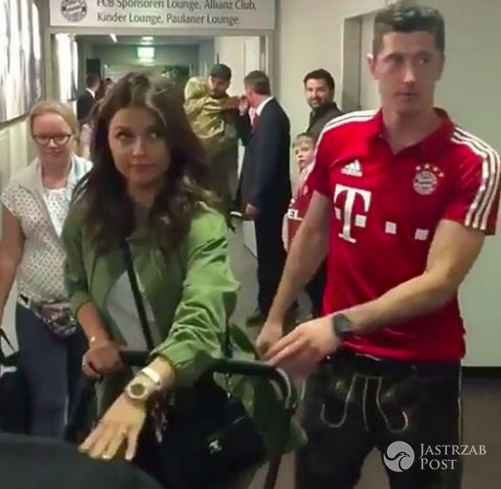 Robert i Anna Lewandowscy z Klarą