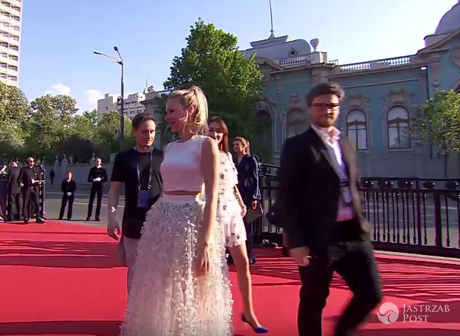 Kasia Moś na ceremonii otwierającej Eurowizję 2017