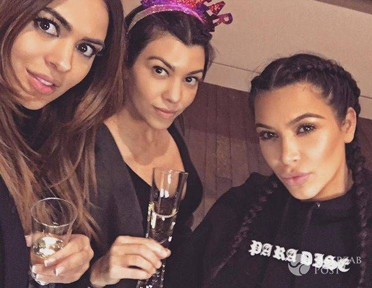 Kim Kardashian spędziła Sylwestra w dresie