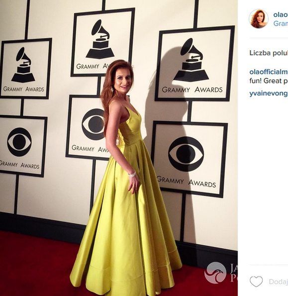 Ola Gintrowska na Grammy 2016