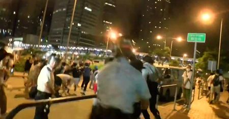 Protest w Hongkongu przeciwko ustawie umożliwiającą ekstradycję podejrzanych do Chin