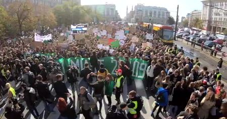 Młodzieżowy Strajk Klimatyczny w Warszawie