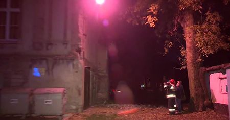 Wybuch na dachu Domu Harcerza w Katowicach. Eksplodowała butla z gazem podczas prac budowlanych