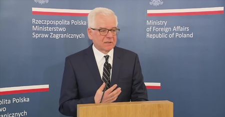 J. Czaputowicz: Oświadczenie S. Gabriela wpisuje się w oczekiwania polskiego społeczeństwa. Sprawcami holocaustu byli Niemcy