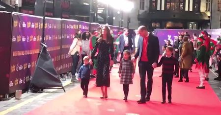 William i Kate z dziećmi na pierwszym wspólnym wystąpieniu.