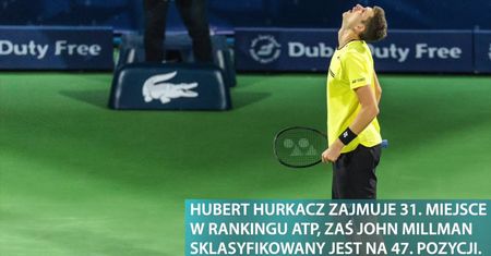 Hubert Hurkacz przegrał z Johnem Millmanem w drugiej rundzie wielkoszlemowego Australian Open i pożegnał się z turniejem