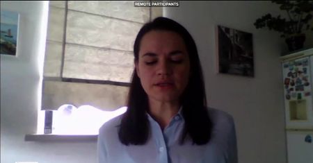 S. Cichanouska: Białorusini domagają się wolnych i sprawiedliwych wyborów