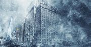 Policjanci nieśli pomoc podczas orkanu Fryderyka, który przeszedł przez Dolny Śląsk.