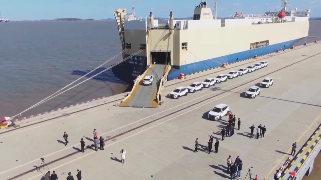 W chińskim Zhoushan oddano do użytku profesjonalny terminal samochodowy typu ro-ro