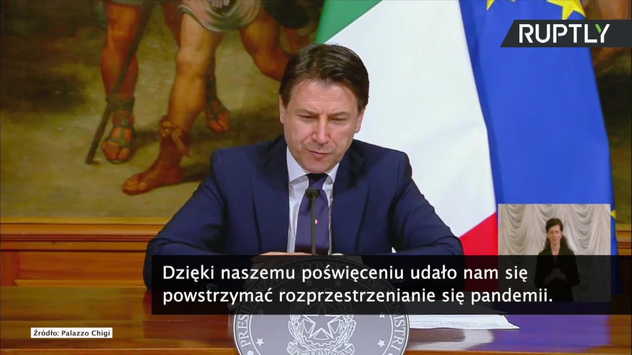 Premier Włoch: Musimy odblokować cały kraj. Przechodzimy do drugiej fazy