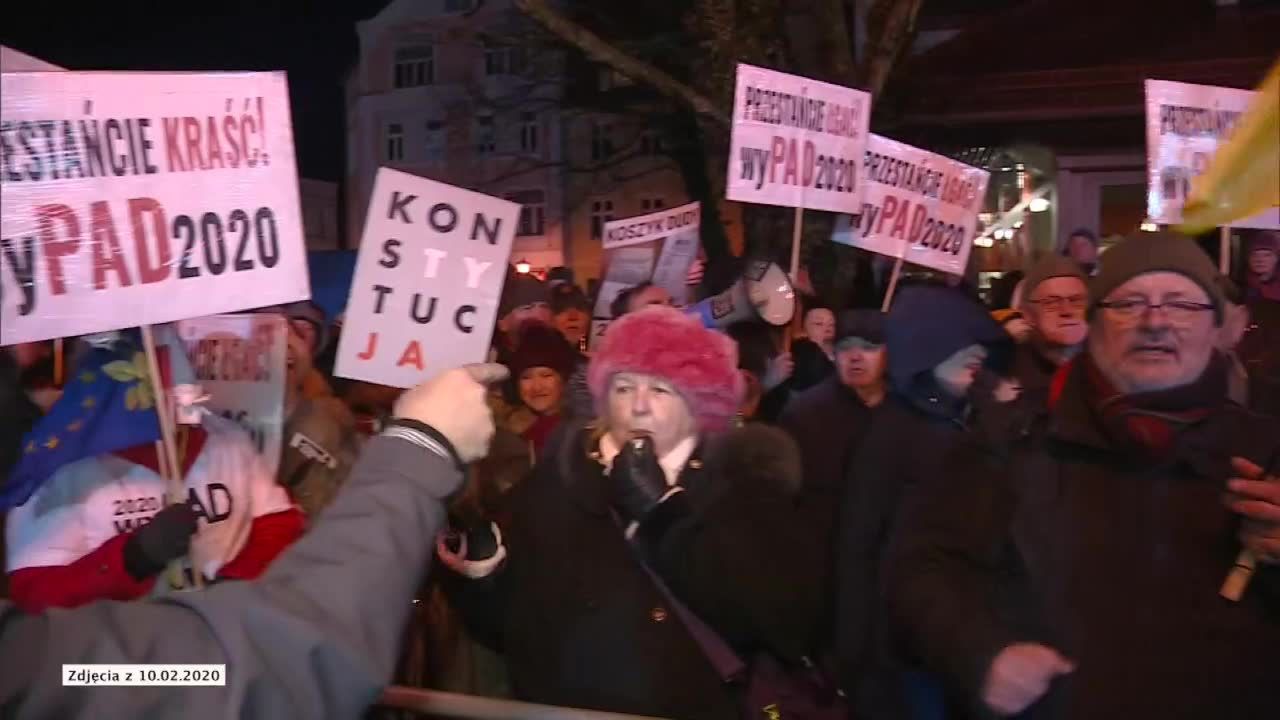 Zarzuty dla protestujących podczas uroczystości z udziałem prezydenta A. Dudy w Pucku