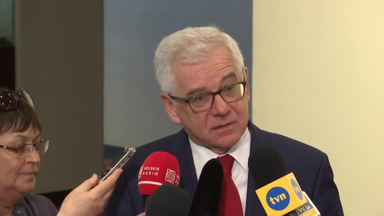 J. Czaputowicz o skardze na Polskę do Trybunału Sprawiedliwości UE