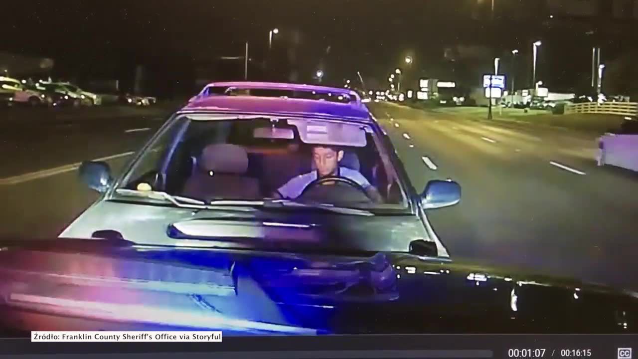 Gorzej nie mógł trafić. Pijany kierowca uderzył w… radiowóz