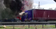 Tragiczny wypadek na A6. W samochodach spłonęło 6 osób
