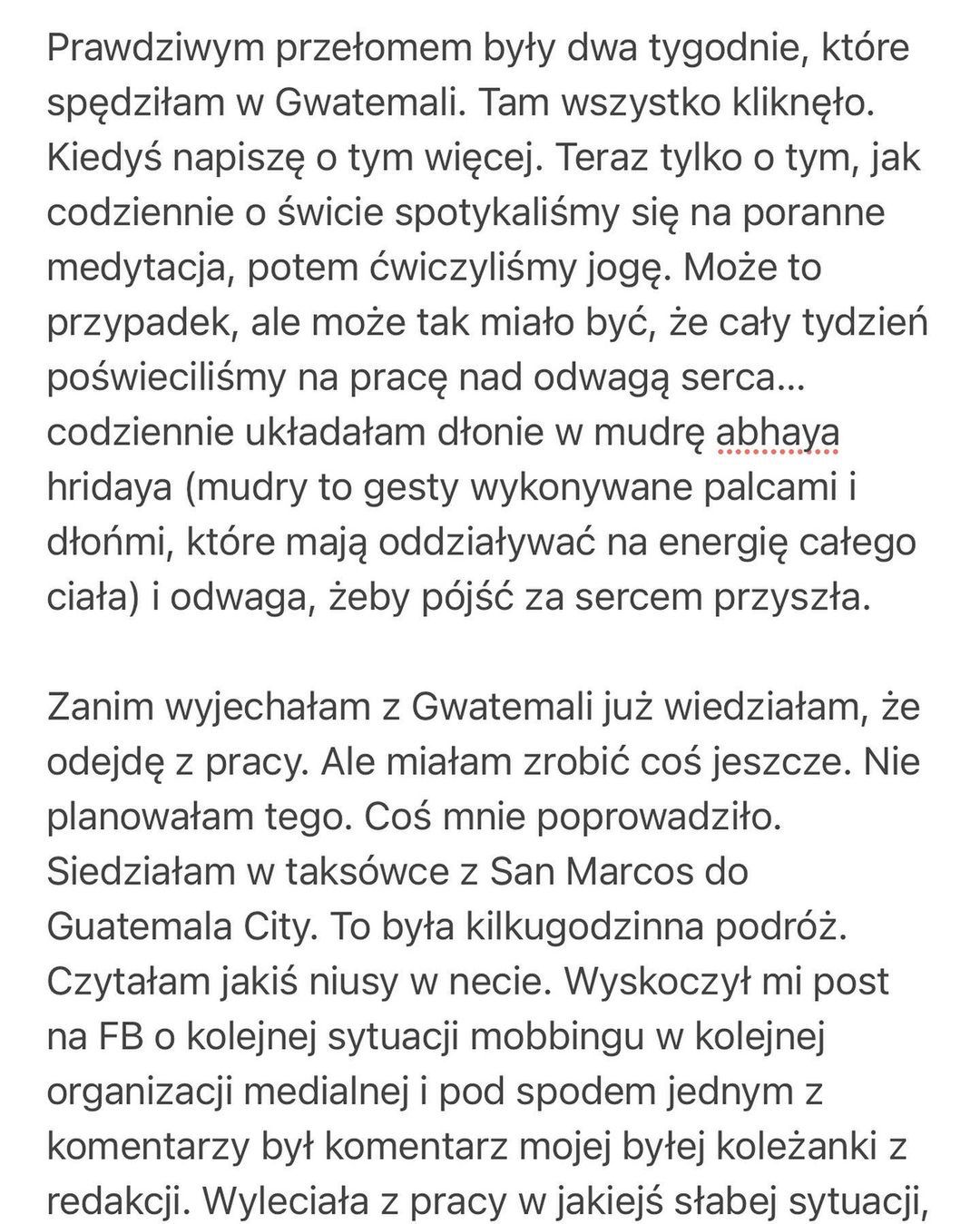 Anna Wendzikowska o mobbingu