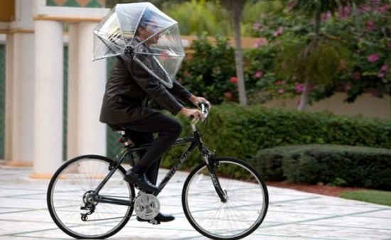 Nubrella: parasol dla rowerzystów